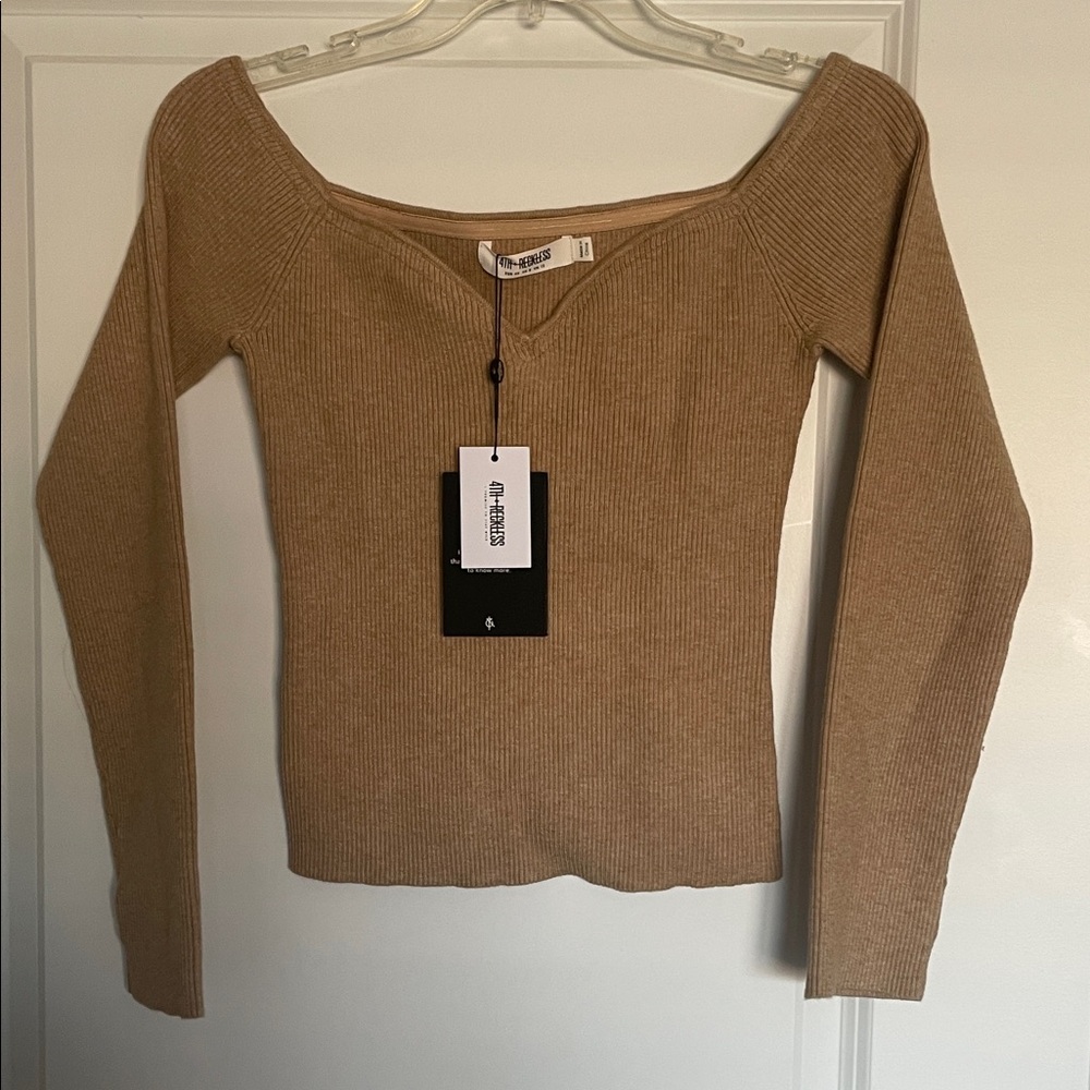 Women's Tan Sweater